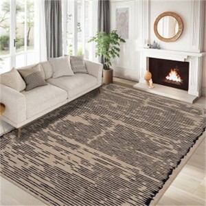Fulvari Area Rug for Living Room Washable Rug Non Slip Large Bedroom Stain Resistant Dining Room Throw Rug Accent Carpet - 1 of 4