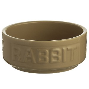 Mason Cash: Cane Rabbit Bowl, 5.2", 13.5oz, Tan Food-Water Feeding Dish - 1 of 4
