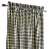 Thermalogic Checkmate Energy Efficient Room Darkening Simple Mini Check Pattern Pole Top Curtain Panel Pair Navy - image 3 of 4