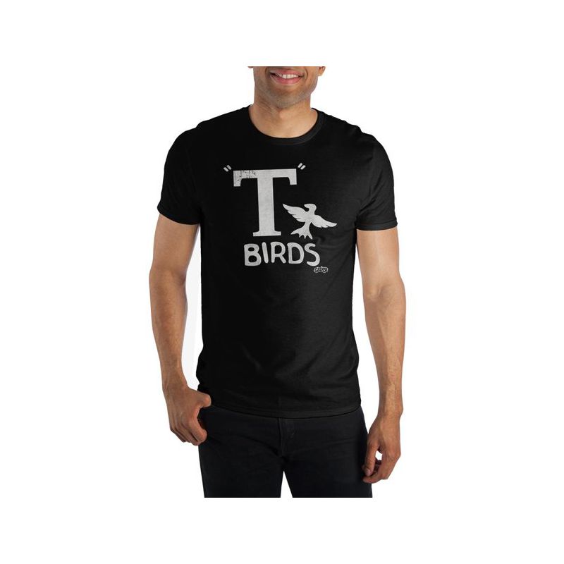 Grease T-Birds Crew Neck Short-Sleeve T-Shirt, 1 of 5