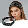 Unique Bargains Women's Bling Rhinestone Faux Crystal Padded Headband 1.57 Inch Wide 1 Pc - 2 of 4