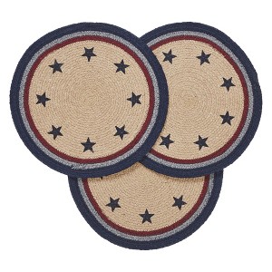 My Country Trivet Stencil Stars 12 inch Diameter Set of 3 - 1 of 4
