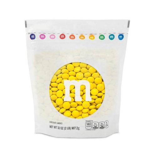  Yellow Milk Chocolate M&M's Candy (1 Pound Bag