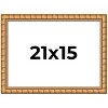 PosterPalooza | 21x15 Modern Bamboo Picture Frame, UV Acrylic, 5 Finishes - 2 of 4