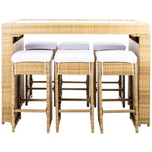 Horus Dining Set - Outdoor - PAT7502 - Safavieh - 1 of 4