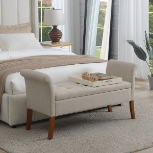 Designs4Comfort Garbo Storage Bench - Breighton Home - 1 of 4