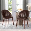 2pk Cullimore Contemporary Channel Stitch Dining Chairs - Christopher Knight Home - 2 of 4