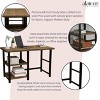 Pomona Metal and Solid Wood Desk - Alaterre Furniture - 3 of 4