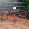 WestinTrends Playa 3-Piece Outdoor Resin Patio Bistro Table Set with Stackable Patio Dining Side Chairs For 2 - 2 of 4