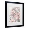 Trademark Fine Art - Silvia Vassileva Floral Symphony Blush Gray Crop I Matted Framed Art - 3 of 4