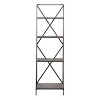 Industrial Metal Wall Shelf Black - Olivia & May: 4-Tier Storage, No Assembly, 18+ Years - 4 of 4