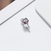 Ariella Engagement Ring 2.62Ct Mystic Topaz Emerald Cut Cubic Zirconia Ginger Lyne Collection - image 4 of 4