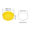 Unique Bargains Leak-Proof Plastic Mason Jar Lids with Silicone Sealing Ring 8 Pcs - 2 of 4