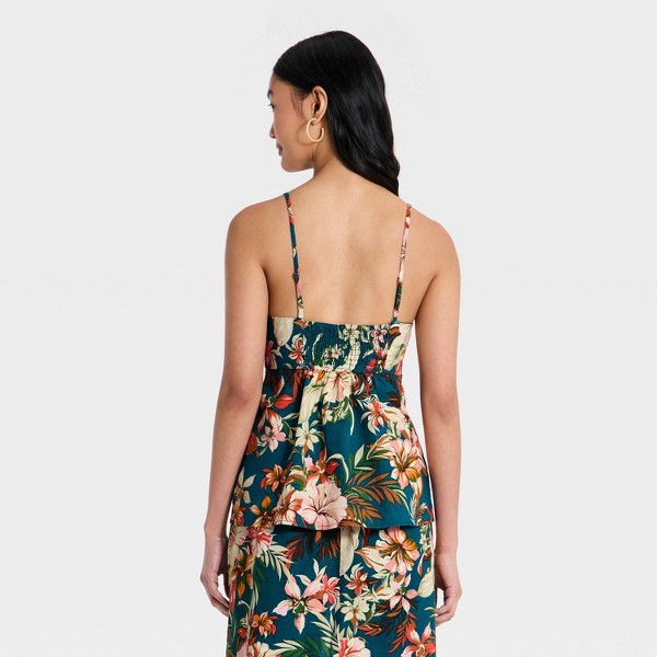 Top cami de lino con cuentas para mujer - A New Day™ 2