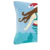 C&F Home Santa Star Mermaid Hooked Christmas Throw Pillow, 18" x 18" - 3 of 4