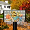 Sunflower Watering Can Fall Magnetic Mailbox Cover Pumpkins Floral Standard Briarwood Lane - 2 of 3