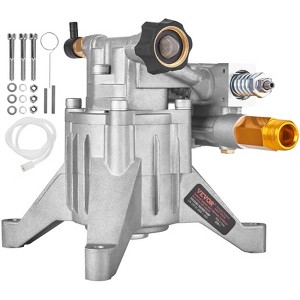VEVOR Pressure Washer Pump, 7/8" Shaft Vertical, 3400 PSI, 2.5 GPM, Replacement Power Washer Pumps Kit, Parts Washer Pump, Silver - 1 of 4