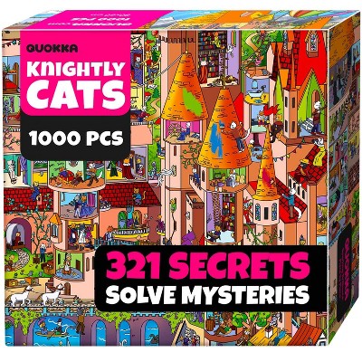 QUOKKA 1000 Piece Jigsaw Puzzle for Adults - Premium Box Packaging with Extra Fun Challenges