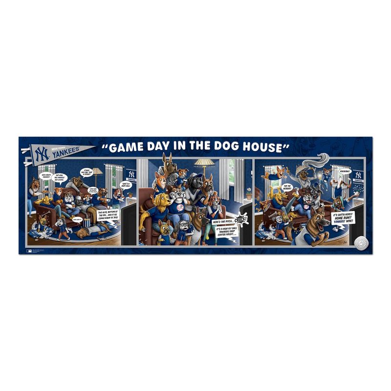 MLB New York Yankees Game Day in the Dog House Puzzle - 1000pc, 3 of 4