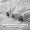 Peace Nest All-Season Medium Warmth Solid Pattern Duvet Insert White Goose Feather Comforter - 4 of 4