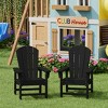 WestinTrends Malibu Kids Outdoor Adirondack Plastic Patio Chair (Set of 2) - 2 of 4