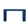 Okak Modern Entryway Table with Curved Legs, Vertical Stripe Console Table with Thick Tabletop, Narrow Console Table for Living Room, Entrance - 3 of 4