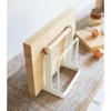 Yamazaki Home - Cutting Board Stand - Steel + Wood - 2 of 4