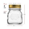 Bormioli Rocco Quattro Stagioni 5 oz Glass Preserving Jar (Set of 4) - Wide‑Mouth Twist‑Top Canister with Airtight Seal - Made in Italy, BPA‑Free - 2 of 4