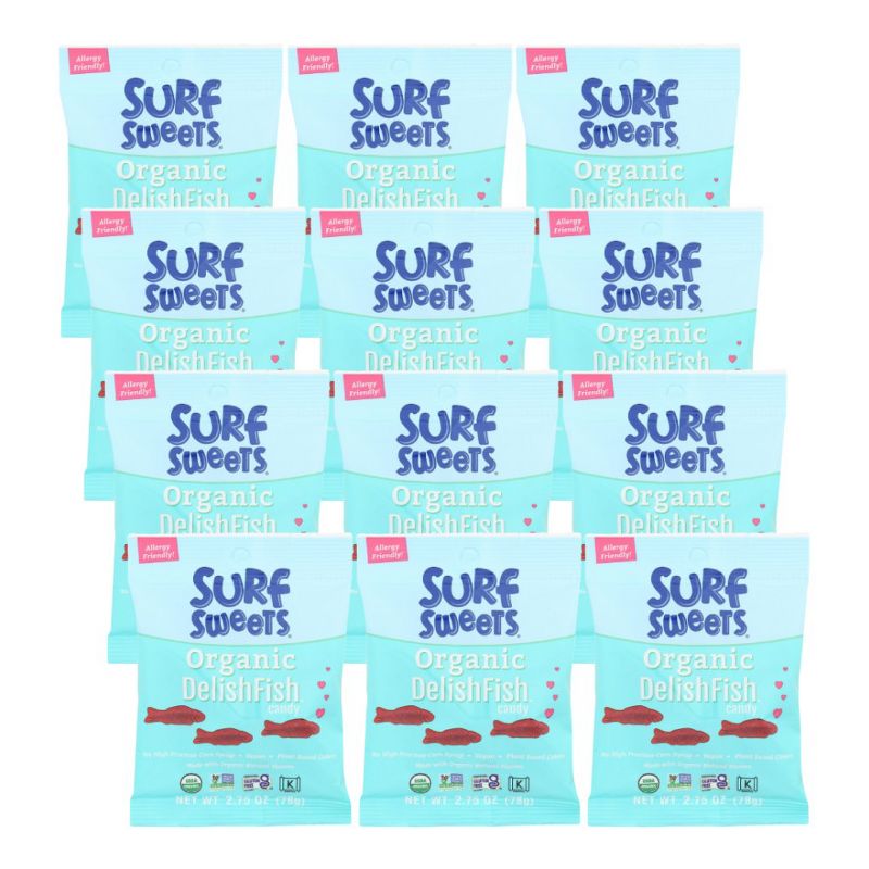 Surf Sweets Organic Delishfish Candy - Case of 12/2.75 oz, 1 of 6