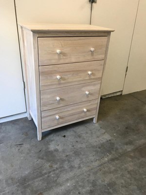 International Concepts Unfinished Lingerie chest with 5 drawers