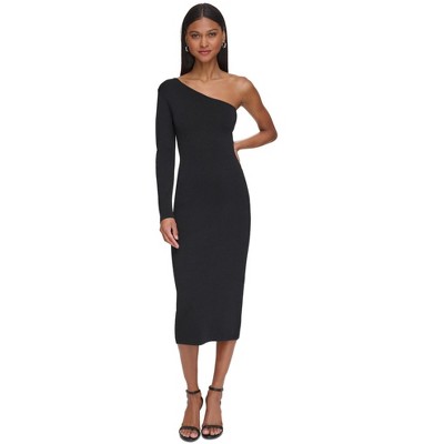 Calvin Klein Womens Midi Sweater Dress