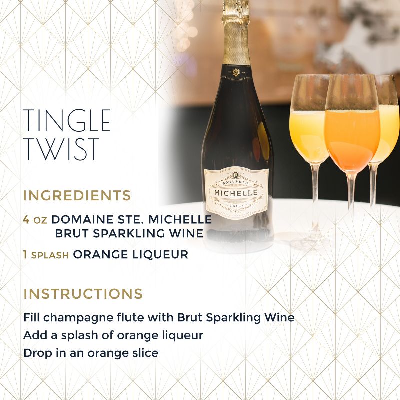Domaine Ste. Michelle Brut Sparkling Wine - 750ml Bottle, 6 of 10