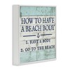 Stupell Industries Sassy Beach Body Steps, 17" x 17" - 3 of 4