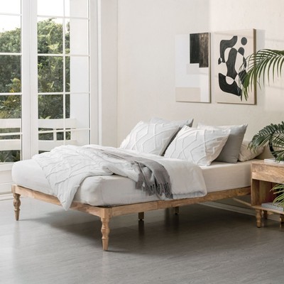 MH London Rhonda 13.5" Mid-Century Modern Queen Solid Wood Platform Bed