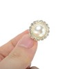 Unique Bargains Pearl Shoelace Charms Beige 1 Pair - 3 of 4