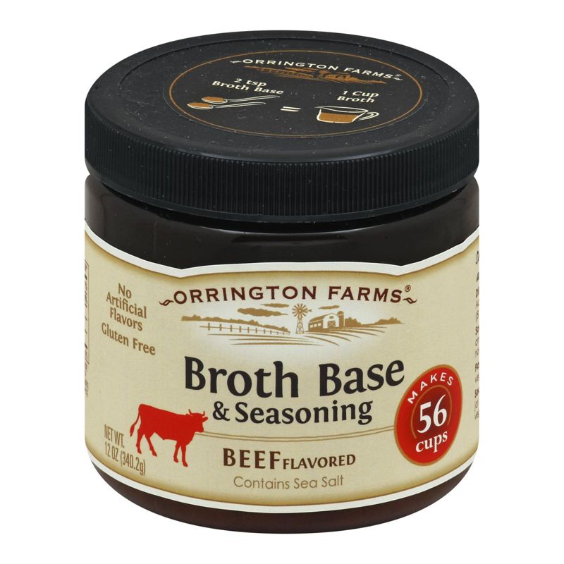 Orrington Farms Beef Broth Base & Seasoning - Case of 6/12 oz, 2 of 7