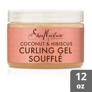 SheaMoisture Curling Gel Souffle for Thick Curly Hair Coconut and Hibiscus - 12oz