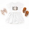Checkered Ghost Rose - Kids Toddler Dress and Infant Dress - 2 of 3
