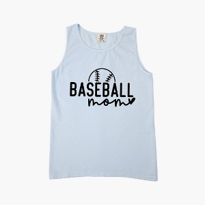 Simply Sage Market Women's Baseball Mom Ball Garment Dyed Heavy Weight Tank - 1 of 2