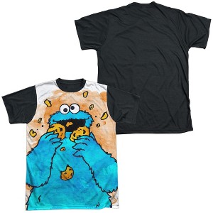 Men's Sesame Street Cookie Crumbs Short Sleeve Costume T-Shirt - 1 of 4