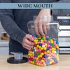 Cornucopia Brands Square Gallon Size Clear Plastic Canisters 2pk; 4qt Jar Grip Containers w/ Plastic Scoops; BPA-Free - 4 of 4