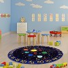 Solar System Kids Area Rug , Outer Space Rug , Ultra Soft Low Plush Cosmic Planet Theme Kids Play Mat , Non-Slip , Classroom/Bedroom/Playroom - 2 of 4