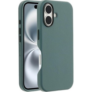 OtterBox SYMMETRY SERIES Cactus Leather Case w/MagSafe for Apple iPhone 16 - Sagebrush (77-96291) - Certified - 1 of 3