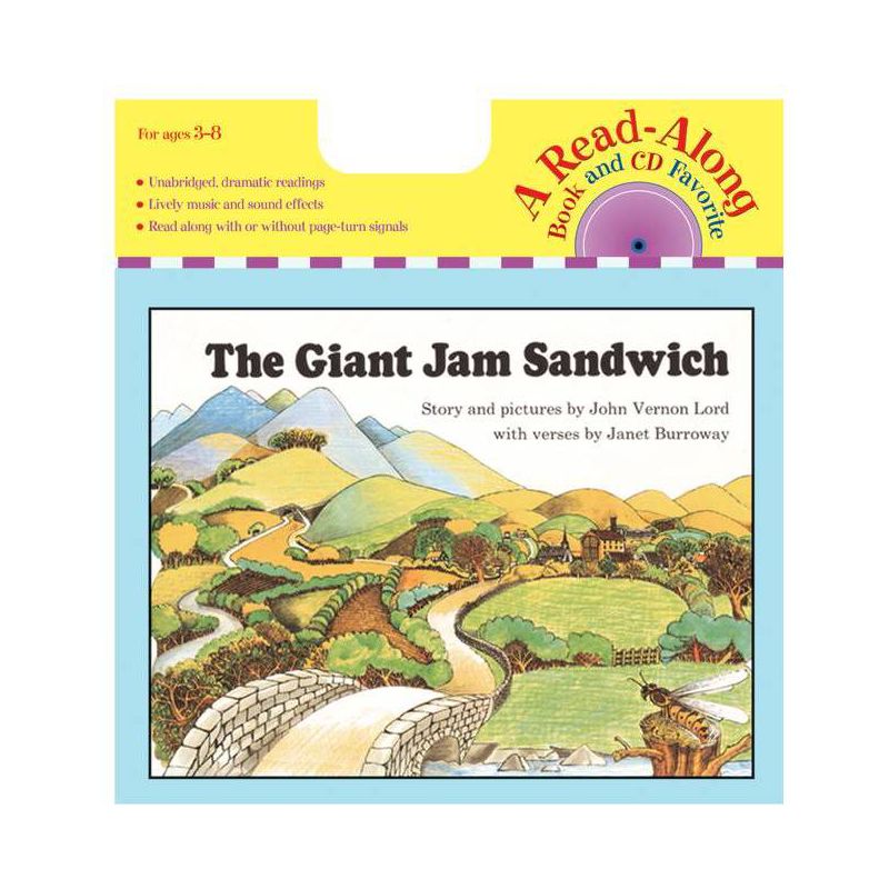 The Giant Jam Sandwich Book & CD - (Read-Along Books) by  John Vernon Lord & Janet Burroway (Mixed Media Product), 1 of 2