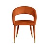 Meridian Furniture,Destiny Velvet Dining Chair - 3 of 4
