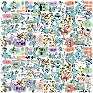The Pigeon 100Ct Hidden Pigeon Sticker Pack Miscellaneous 100 Ct. Sticker Pack - 1 of 4