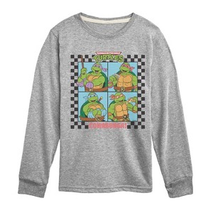 Boys' - Teenage Muntant Ninja Turtles - Cowabunga Four Long Sleeve Graphic T-Shirt - 1 of 3