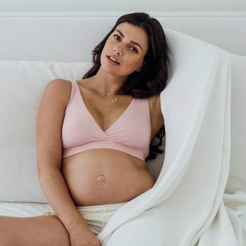 BRAVADO! DESIGNS Maternity & Nursing Bra Seamless Double Layer, Wirefree,  Adjustable for Breastfeeding, Nude