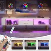 Bestier 80 Inch LED TV stand Gaming Entertainment Center with Open Storage - 2 of 4