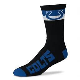 NFL Indianapolis Colts La Raya Adaptive Crew Socks - L
